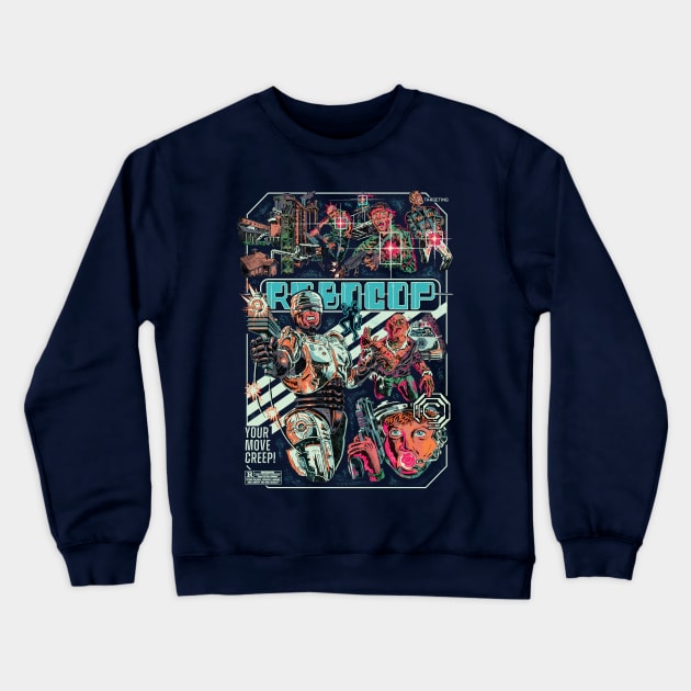 RoboCop Crewneck Sweatshirt by halilkarasu